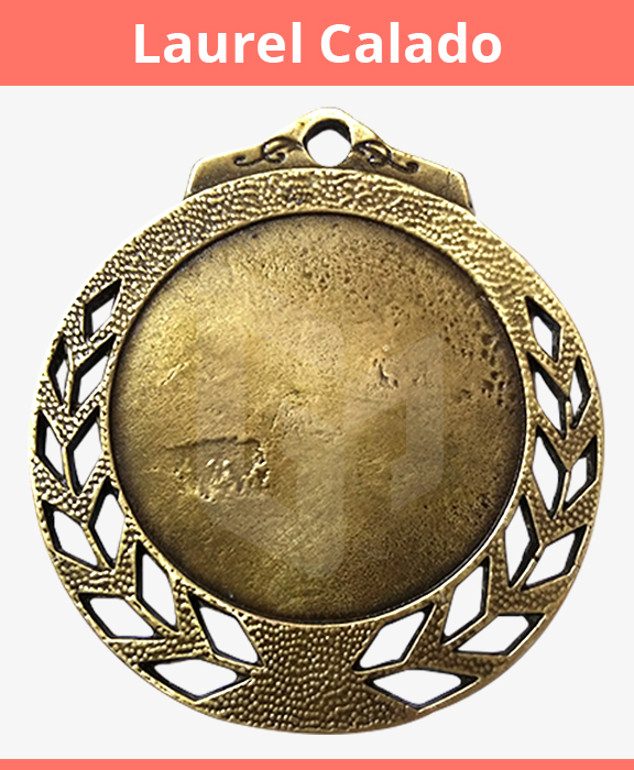 medalla laurel roto