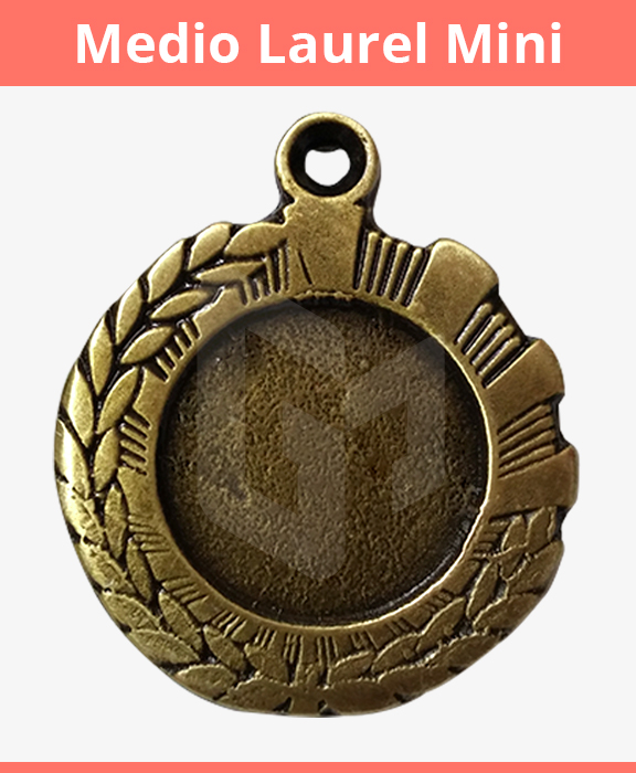 medalla medio laurel mini