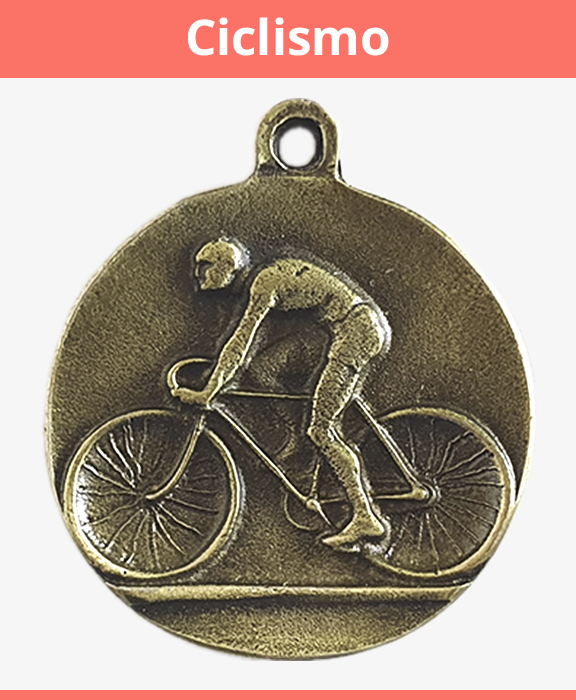 medalla ciclismo