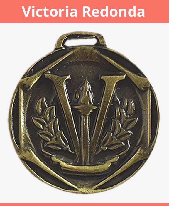 medalla victoria redonda
