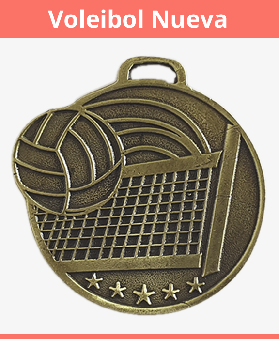 medalla voleibol nueva