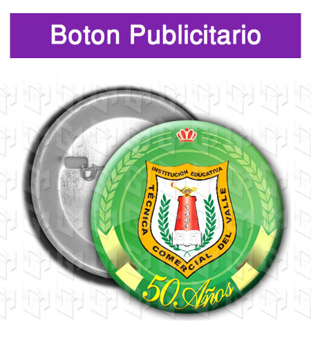 boton publicitario en gran variedad de diseños